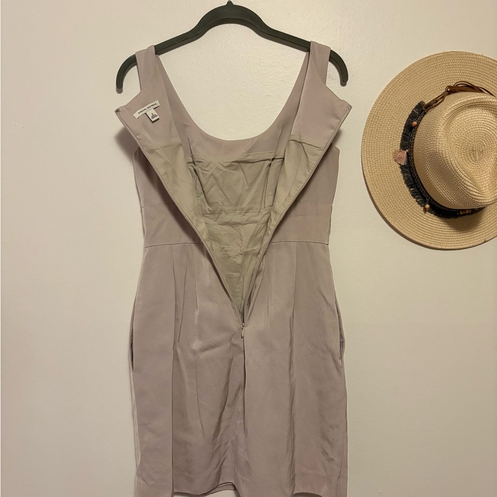 Banana Republic Soft Beige Sleeveless Mini Dress - Picture 6 of 7